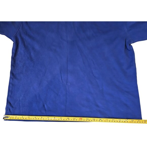 Disney Winnie The Pooh VTG Embroidered Turtleneck Shirt Blue Long Sleeve Sz L - Picture 10 of 13